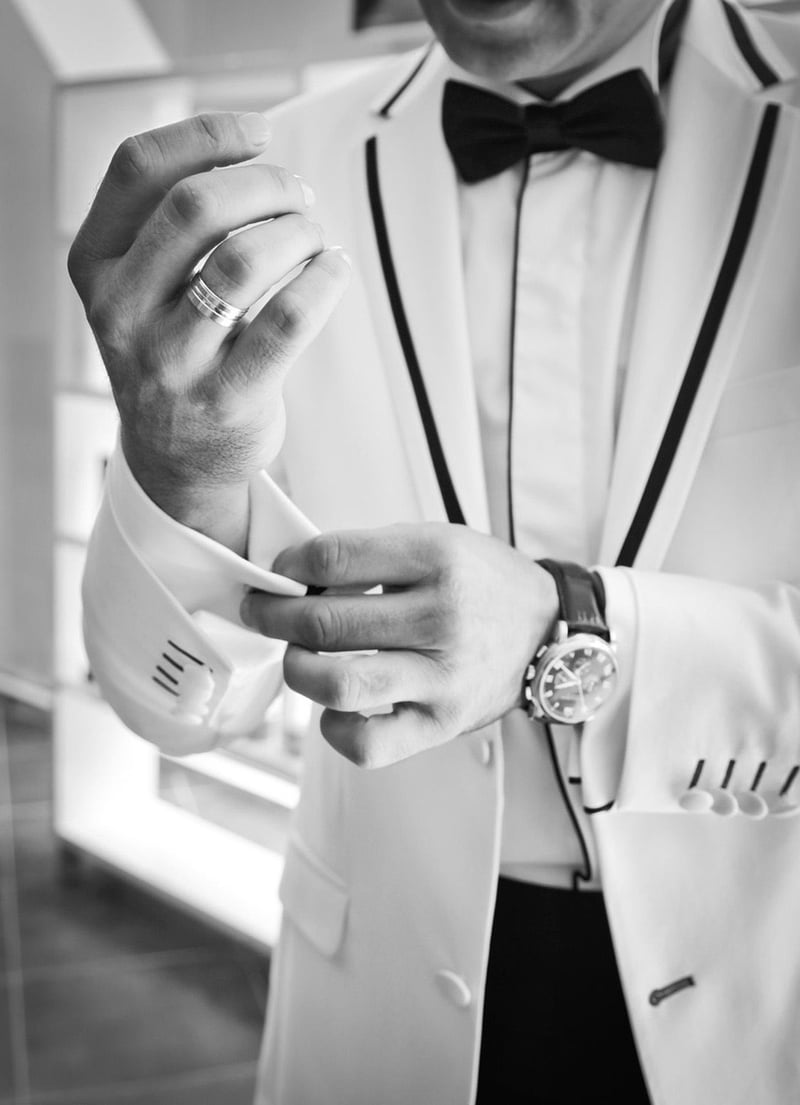 Groom in a stylish suit